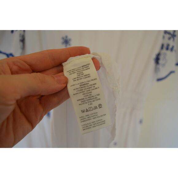 Anthropologie The Somerset Maxi Dress Womens Eyelet 1X - Picture 5 of 5